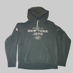 New York Jets Green Hoodie Size Large